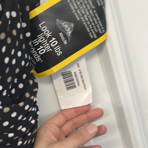 Miraclesuit Tankini stop Black 16W New polka dot - Picture 3 of 6